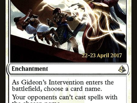 Gideon s Intervention [Amonkhet Prerelease Promos] For Sale