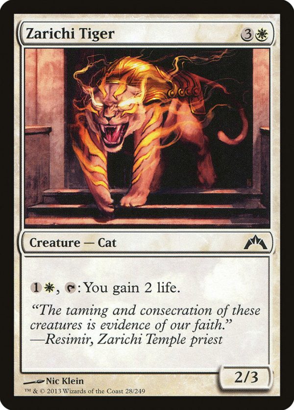 Zarichi Tiger [Gatecrash] For Cheap