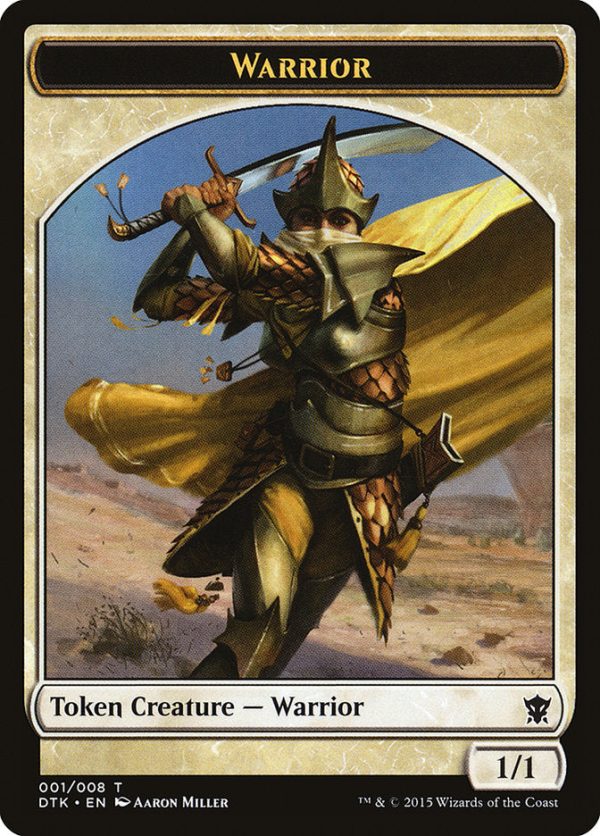 Warrior Token [Dragons of Tarkir Tokens] on Sale