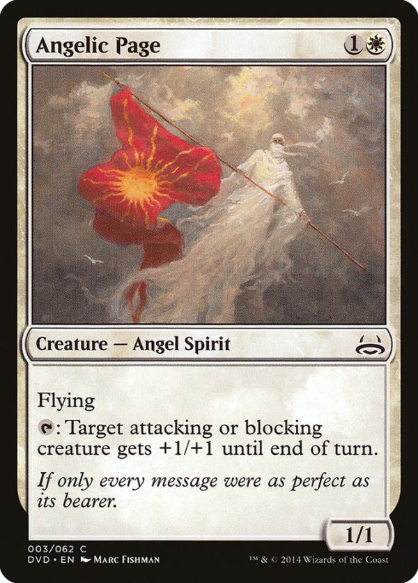 Angelic Page (Divine vs. Demonic) [Duel Decks Anthology] Fashion