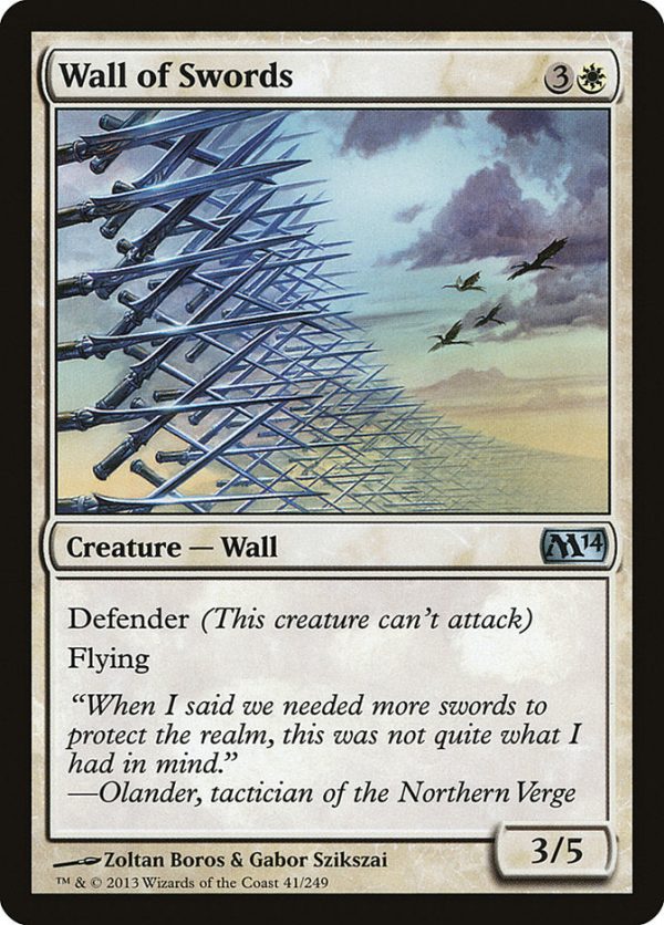 Wall of Swords [Magic 2014] Online Sale