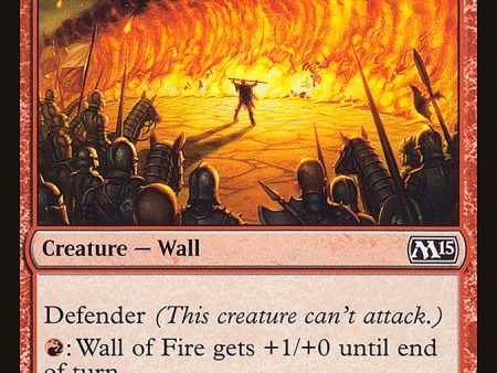 Wall of Fire [Magic 2015] on Sale