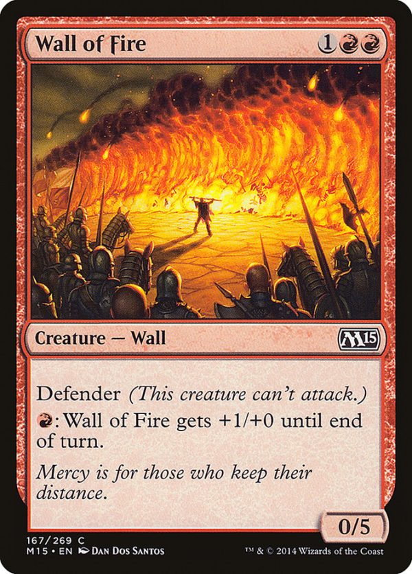 Wall of Fire [Magic 2015] on Sale