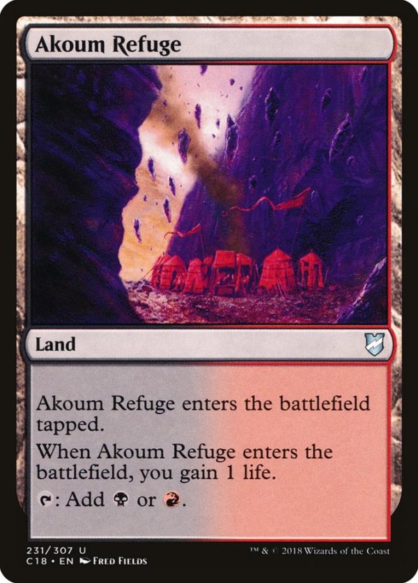 Akoum Refuge [Commander 2018] Hot on Sale