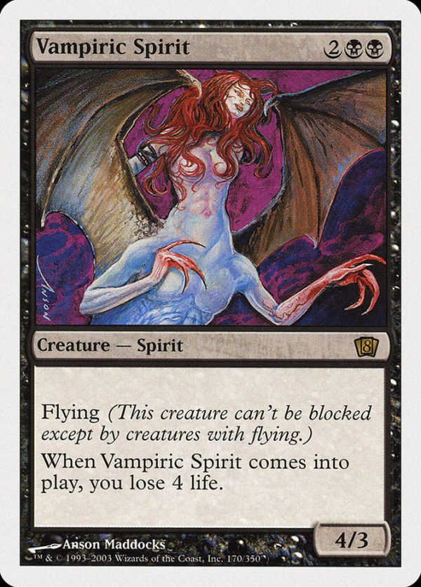 Vampiric Spirit [Eighth Edition] For Discount