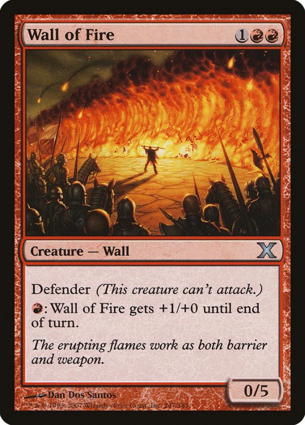 Wall of Fire [Tenth Edition] Sale