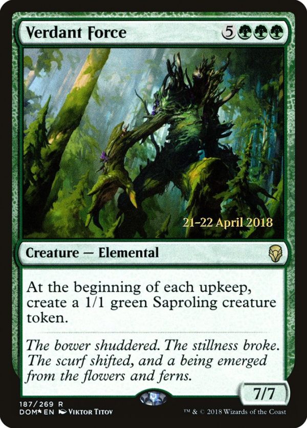 Verdant Force [Dominaria Prerelease Promos] Fashion