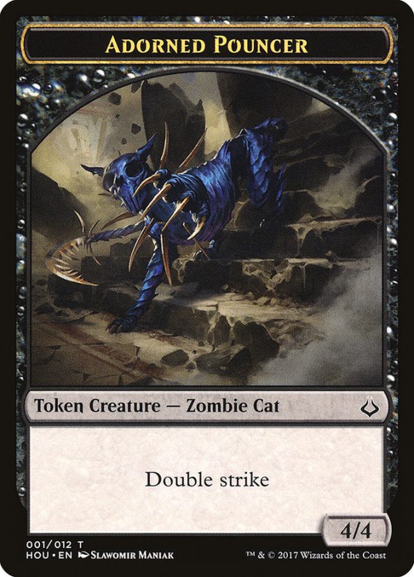 Adorned Pouncer Token [Hour of Devastation Tokens] Online now