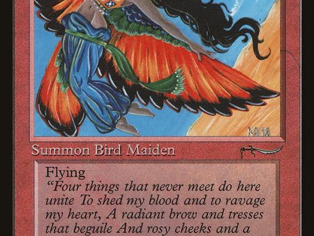 Bird Maiden (Light Mana Cost) [Arabian Nights] Hot on Sale