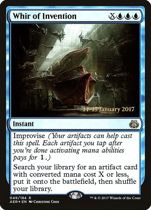 Whir of Invention [Aether Revolt Prerelease Promos] Online now