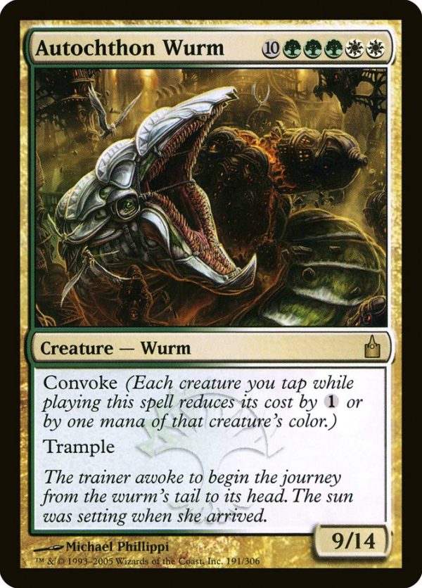 Autochthon Wurm [Ravnica: City of Guilds] Online Sale