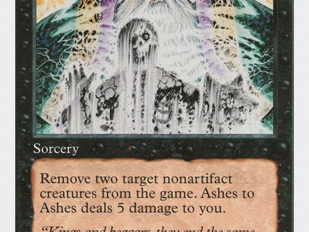 Ashes to Ashes [Fifth Edition] Supply