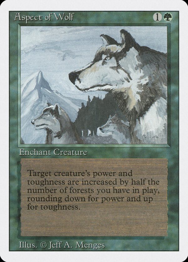 Aspect of Wolf [Revised Edition] For Sale