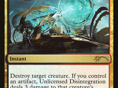 Unlicensed Disintegration [Friday Night Magic 2017] Online Sale