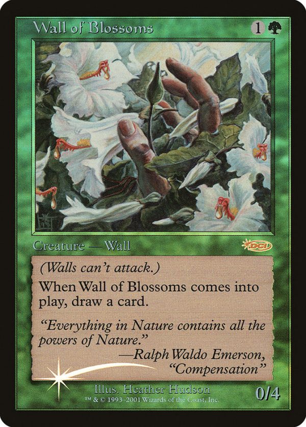 Wall of Blossoms [Friday Night Magic 2002] Hot on Sale