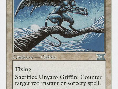 Unyaro Griffin [Classic Sixth Edition] For Discount