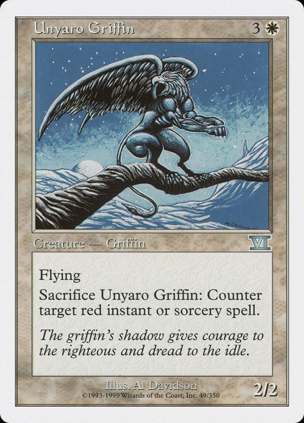 Unyaro Griffin [Classic Sixth Edition] For Discount