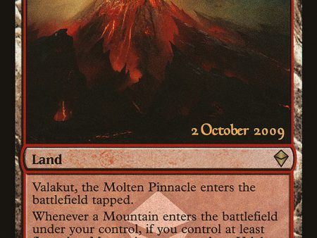 Valakut, the Molten Pinnacle [Zendikar Prerelease Promos] on Sale