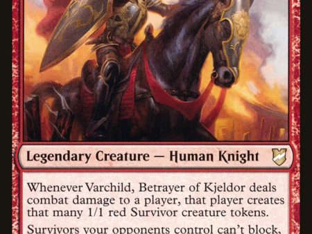 Varchild, Betrayer of Kjeldor [Commander 2018] on Sale