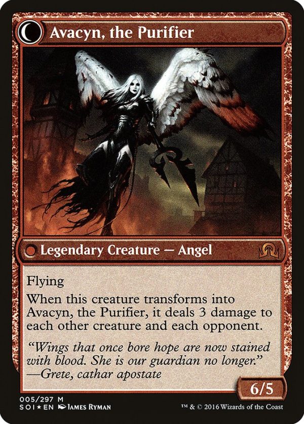 Archangel Avacyn    Avacyn, the Purifier [Shadows over Innistrad Prerelease Promos] For Cheap