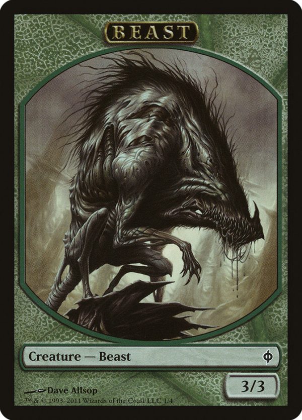 Beast Token [New Phyrexia Tokens] For Cheap