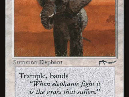 War Elephant (Dark Mana Cost) [Arabian Nights] Online now