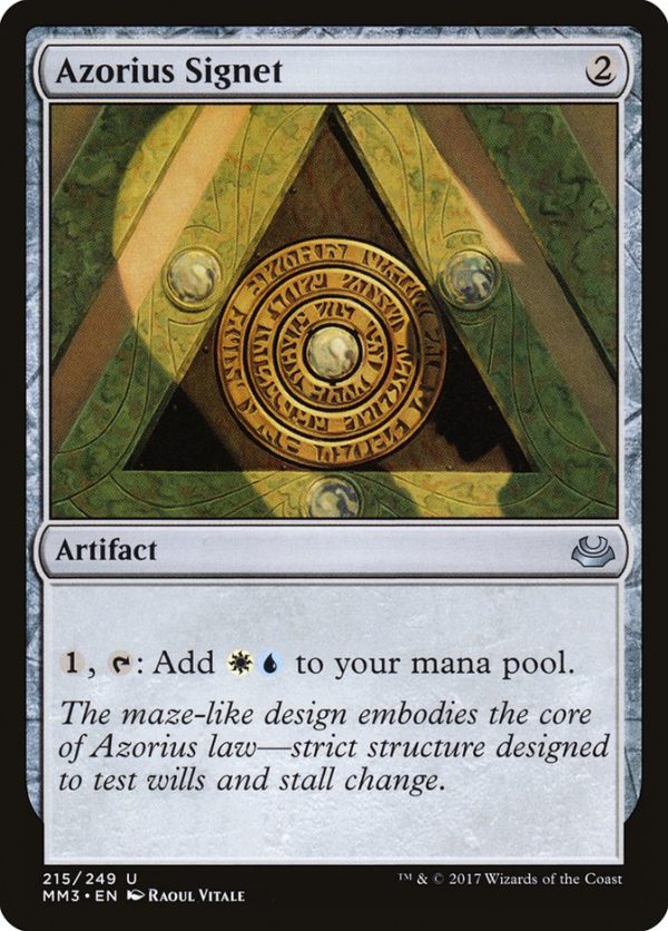 Azorius Signet [Modern Masters 2017] For Discount