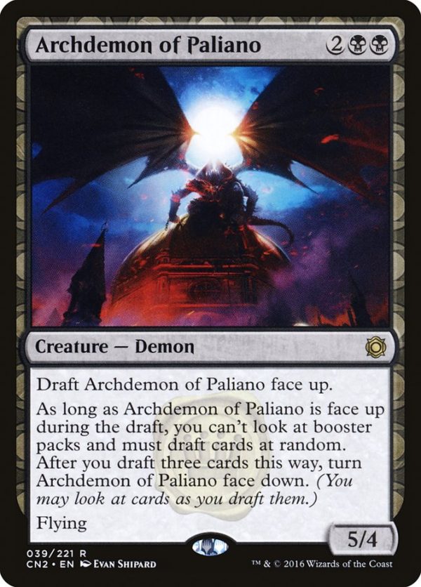 Archdemon of Paliano [Conspiracy: Take the Crown] For Discount