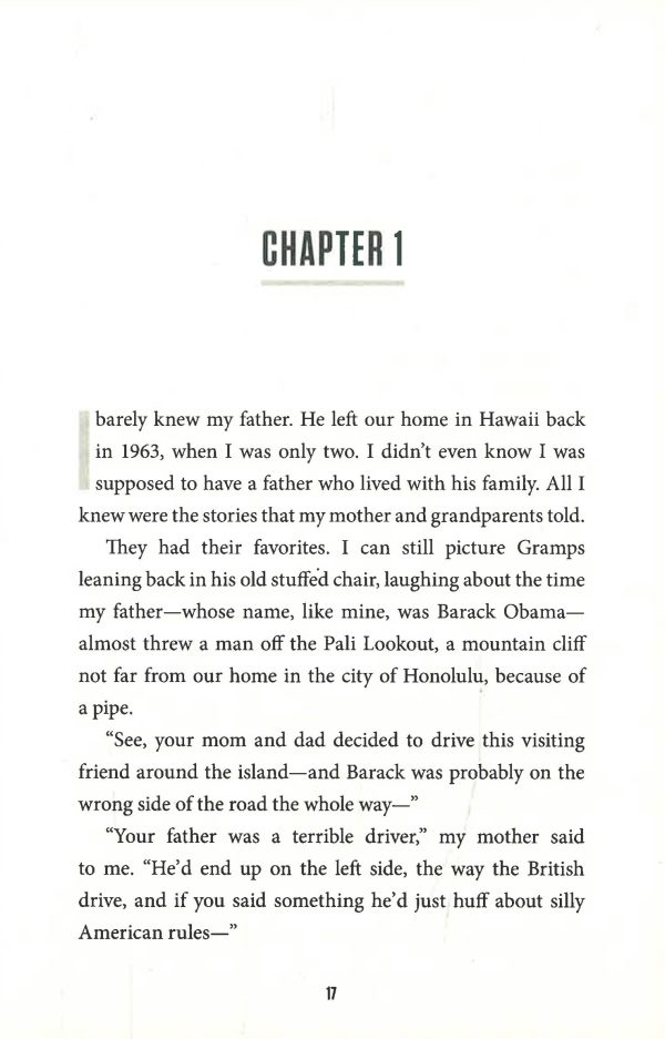 Barack Obama: Dreams From My Father- A Story Of Race & Inheritance (Adapted For Ya) Fashion